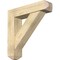 Ekena Millwork Traditional Craftsman Rough Sawn Bracket w/ Offset Brace, Douglas Fir, 8"W x 34"D x 34"H BKT0806X34X34TRA04RDF - alternate 1